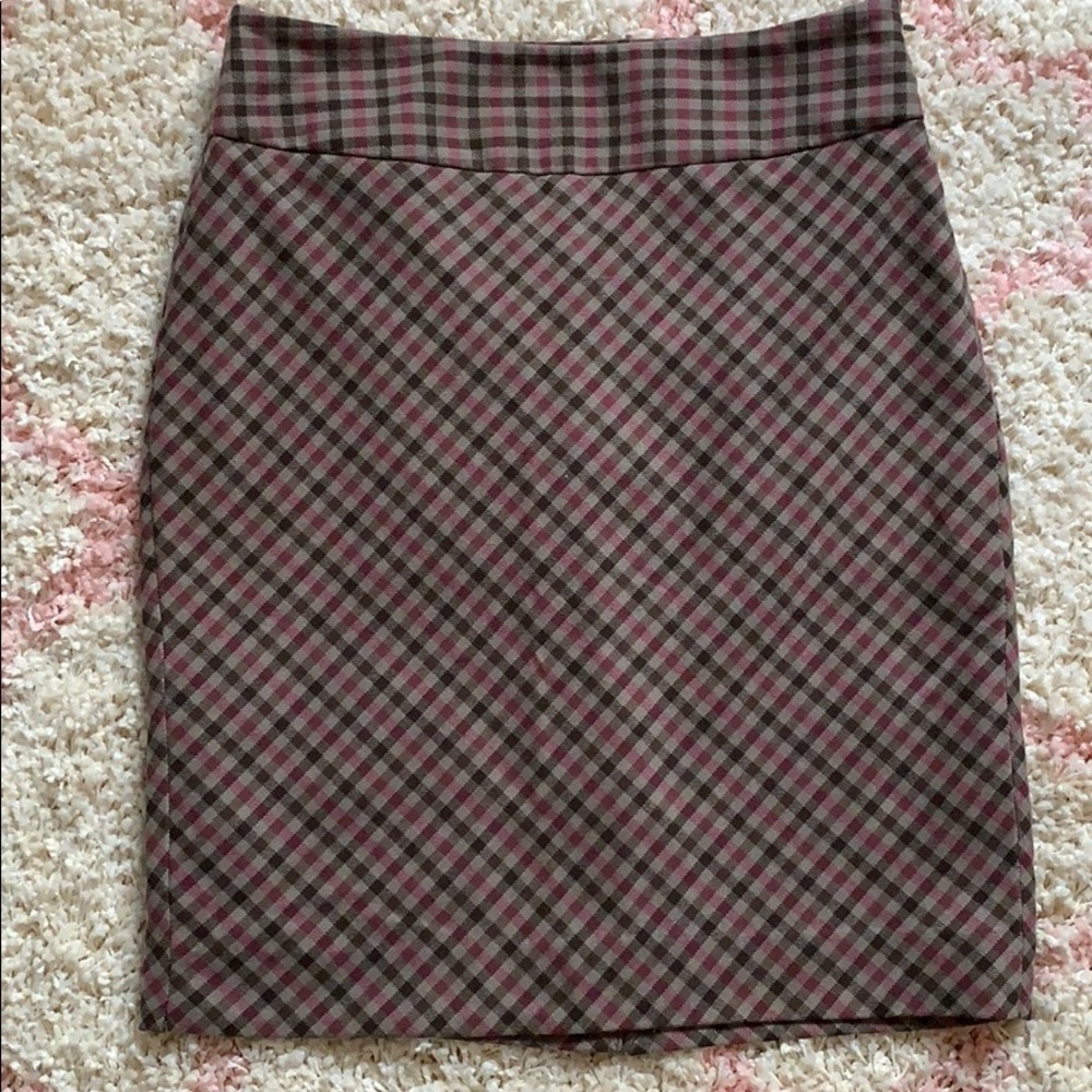 The Limited Plaid skirt.